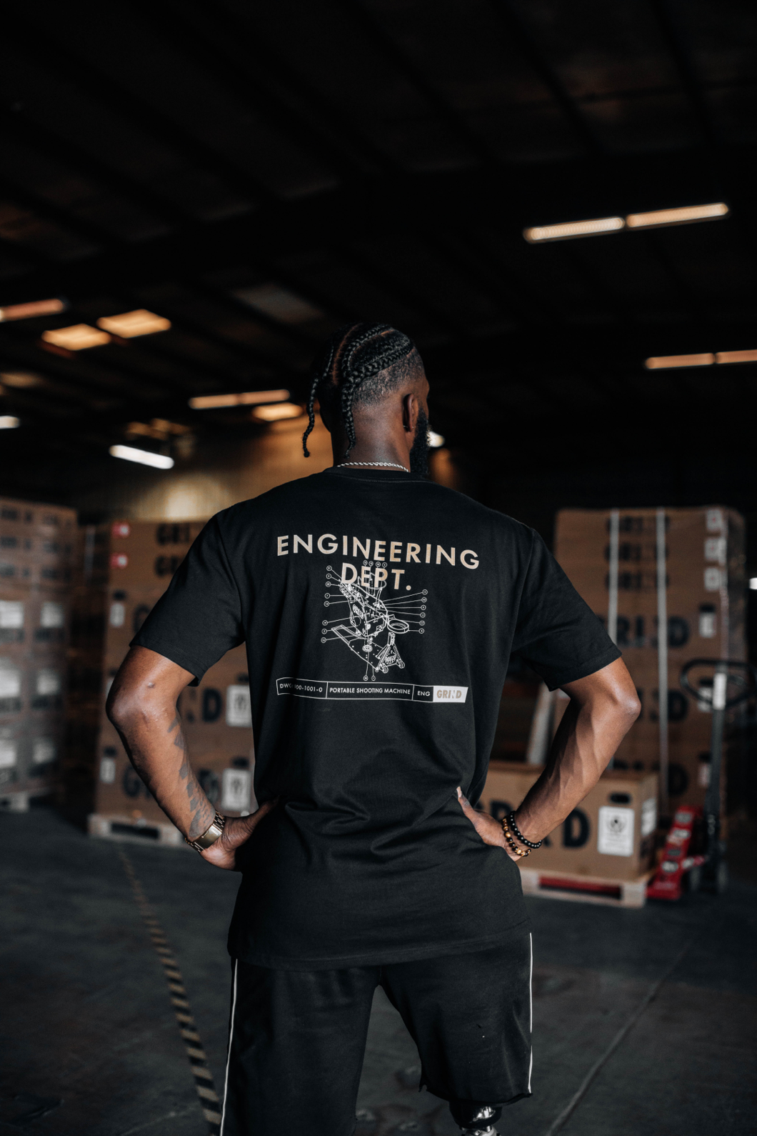 Engineering Dept. | Premium Active Streetwear T-Shirt